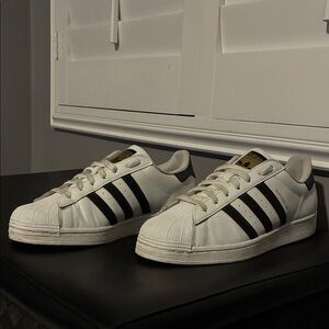 Adidas Superstar Classic White with Black Stripes Sneakers